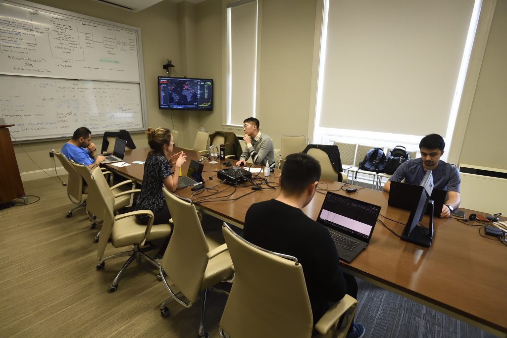 Civil Engineering Professor Lauren Gardner and her team work to maintain the COVID-19 dashboard, built by Gardner's team at the Center for Systems Science and Engineering (CSSE) at Johns Hopkins University.