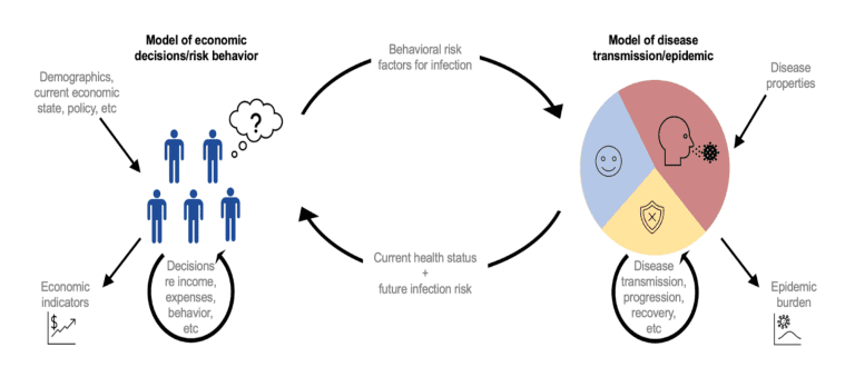 Incorporating Endogenous Human Behavior into Disease Transmission Models